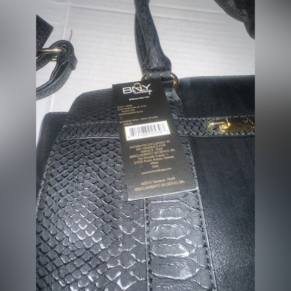 Versace 1968 willow tote nwt and shoulder strap too dust bag! - Picture 10 of 16